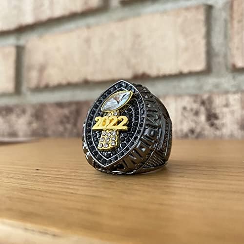 2022 טבעת גביע אליפות פנטזיה מצופה פנטזיה טבעת | פרס לזוכה בליגת הכדורגל הפנטזיה